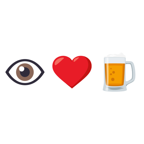 👁❤🍺 Emoji Domain EmojiOne rendering